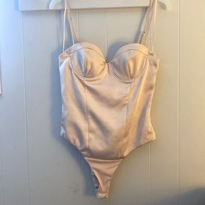 Satin Zara Corset Bodysuit